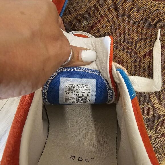 Converse Golf Le Fleur One Star W8.5 / M10.5 Red Blue Suede Sneakers - Picture 8 of 8